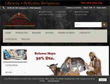 Tablet Screenshot of libreriasantuario.com